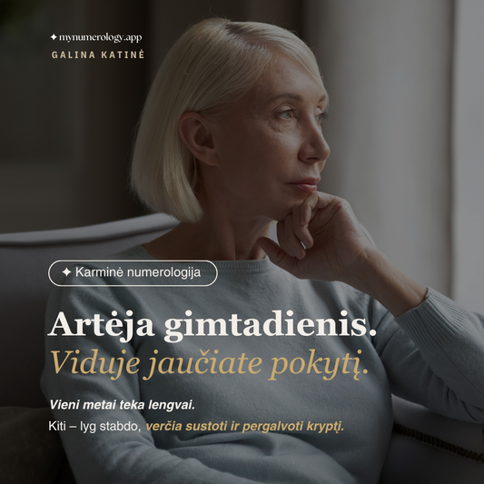 Личный нумерологический анализ годового цикла — Галина Катине